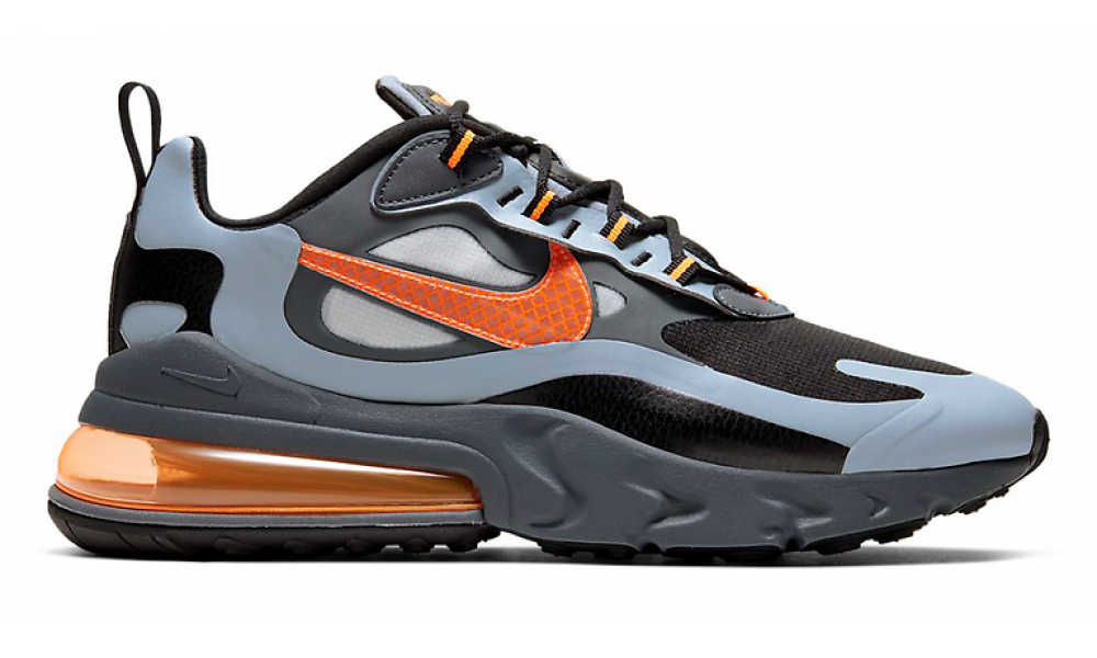 Nike grey orange shoes best sale